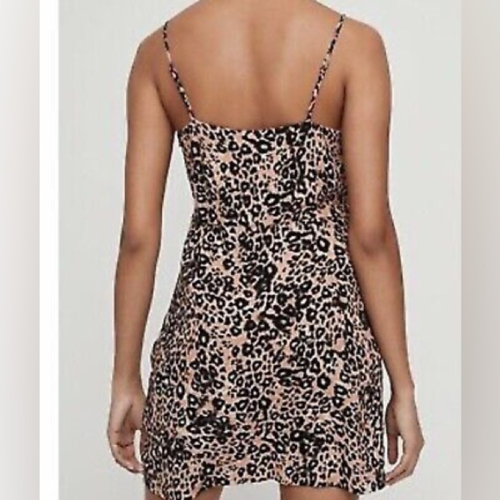 Aritzia Wilfred Isabelle Leopard Print Mini Dress… - image 3